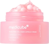 medicube Capsule Cream with Salmon DNA PDRN Pink Collagen Lightweight Moisture Glow Cream with PDRN, Niacinamide – Uneven Skin Tone & Hydration Care, Korean Skincare, 1.94 oz