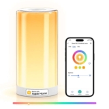 meross Smart WiFi Bedside Lamp, LED RGBWW Touch Table Lamp Works with HomeKit sold by Meross Smart Home FBA