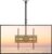 monTEK Ceiling TV Bracket for 37-75 inch Flat Screen Displays Tilt and Swivel, Height Adjustable, Flat & Sloped Ceilings, Up to 50kg, Max VESA 400x400mm