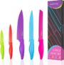nuovva Kitchen Knife Set with Colour Coding 5 Piece Coloured Knives Set Stainless Steel – Sold by MALMO/FBA