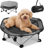 pecute No-Assembly Elevated Dog Bed, M, Dia 60cm – Sold by Hometownclouds FBA