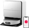 roborock Saros 10 Robot Vacuum Cleaner 22,000 Pa, 3.14-Inch Ultra Slim, Zero-Tangling, AI 3.0 Obstacle Avoidance, Auto Detachable Mop, 80C Mop Washing, Hot Water Dock Self Cleaning (White)