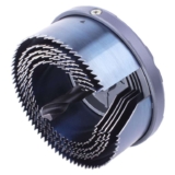 wolfcraft Professional Multi-Blade Hole Saw, Ø 25-62 mm I 2160000 I Saw with 7 Quick-Change Blades, Ø 25-62 mm, Cutting Depth 33 mm